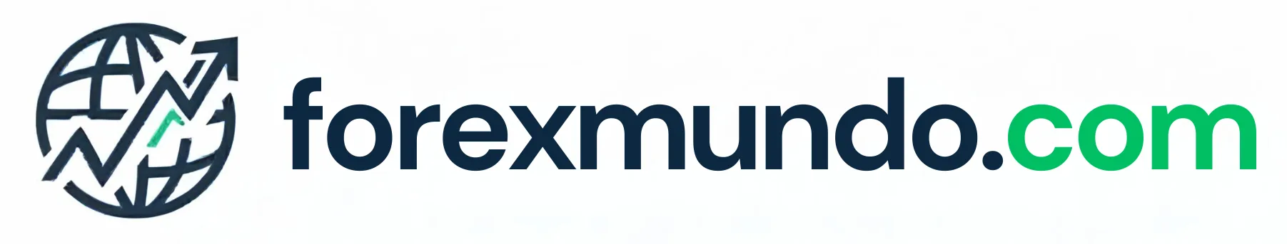 Official ForexMundo logo with candlestick chart elements
