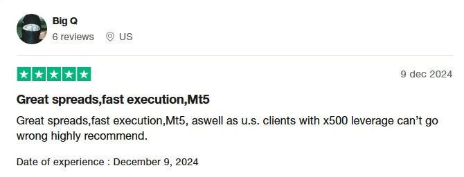 Coinexx Review - Trustpilot Review 5