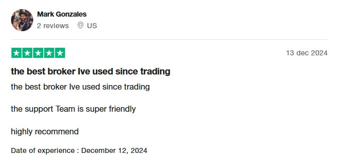 Coinexx Review - Trustpilot Review 5