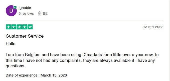 Icmarkets review - Trustpilot review - 3 (1)